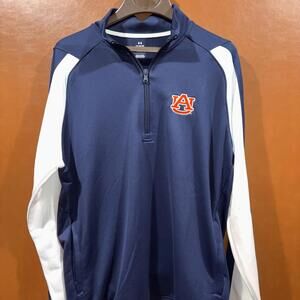 Under Armour Auburn Tigers Men’s War Eagle LG LS Gameday 1/4 Zip  NWT